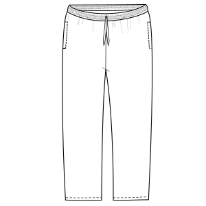 Moldes de confeccion para HOMBRES Pantalones Joggings 2958